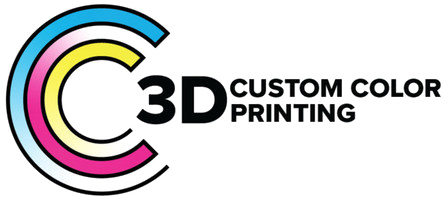 Logo di stampa 3D a colori personalizzato