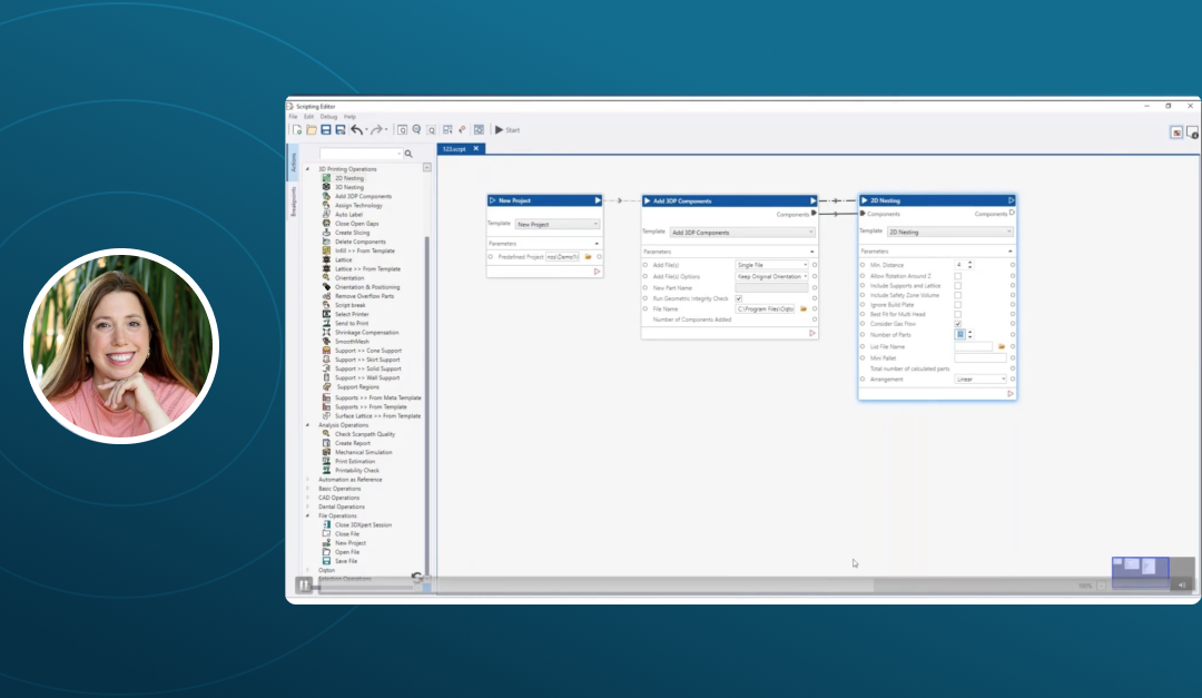 No Code Needed… Streamline your Additive Manufacturing preparation with visual scripting